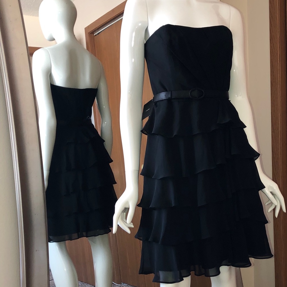 New Ruffled Chiffon Dress